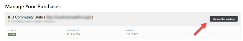 Manage Your Purchases