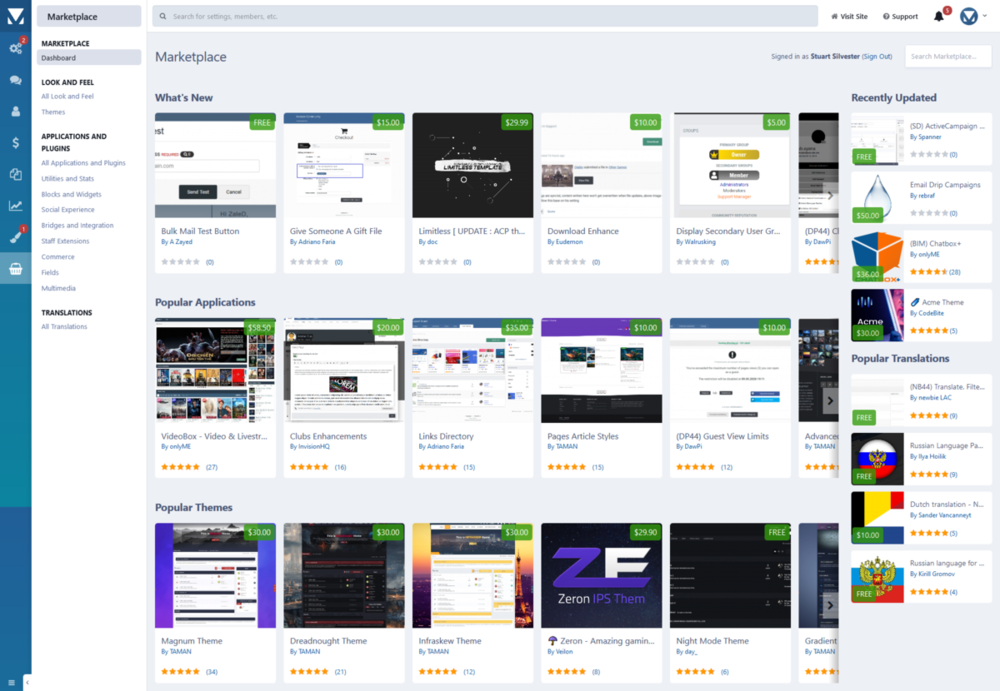 IPS Marketplace in AdminCP