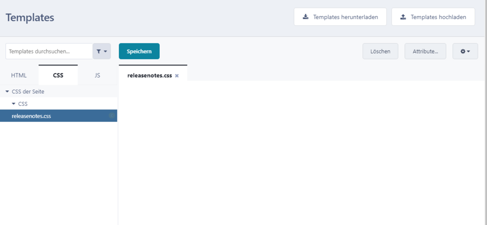 CSS für Release Notes
