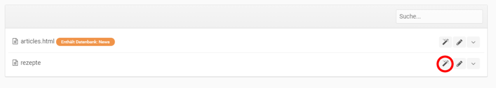 Seite mit Seiten-Konstruktor öffnen